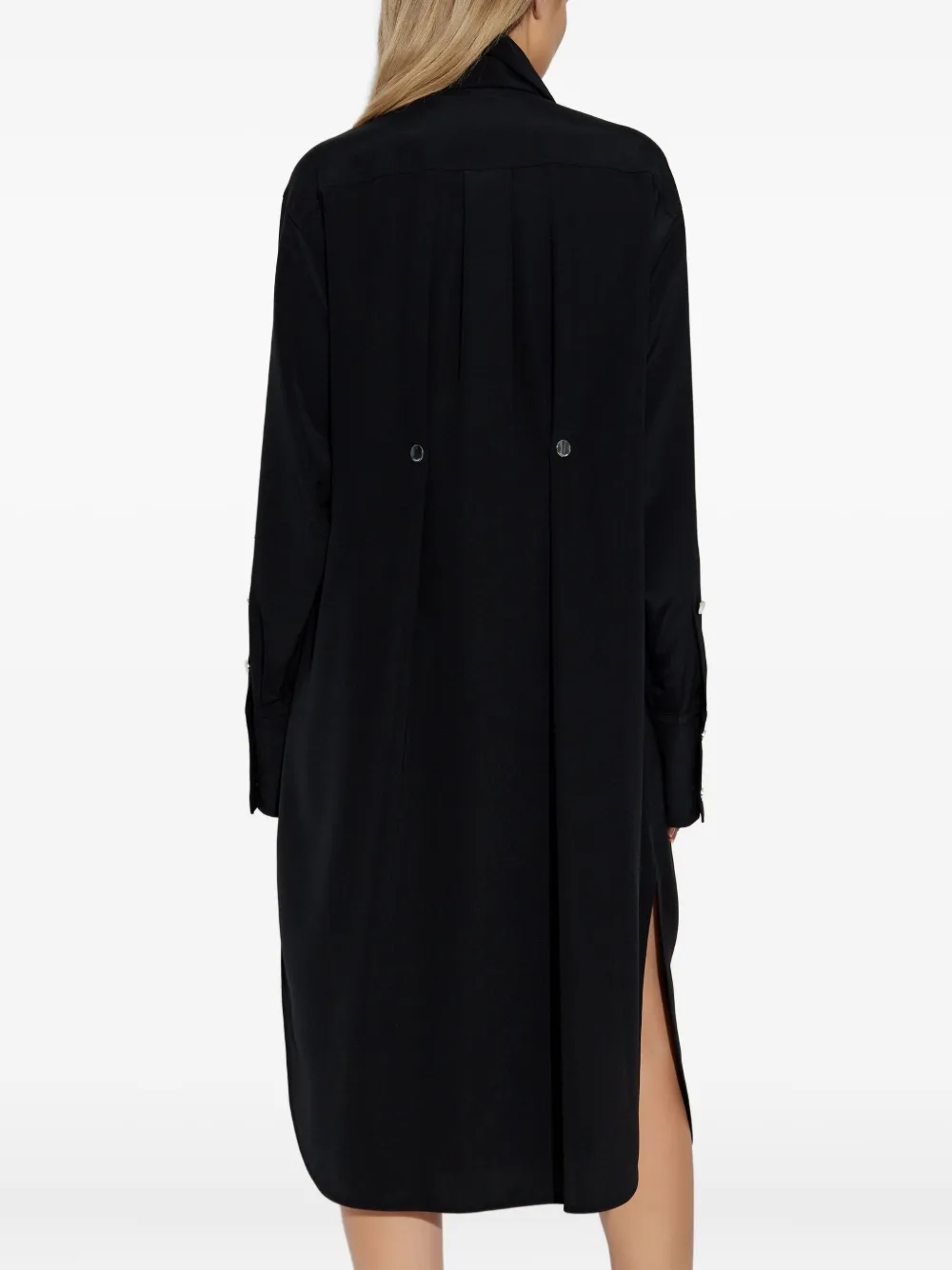 Sportmax Blousejurk met sjaal Zwart