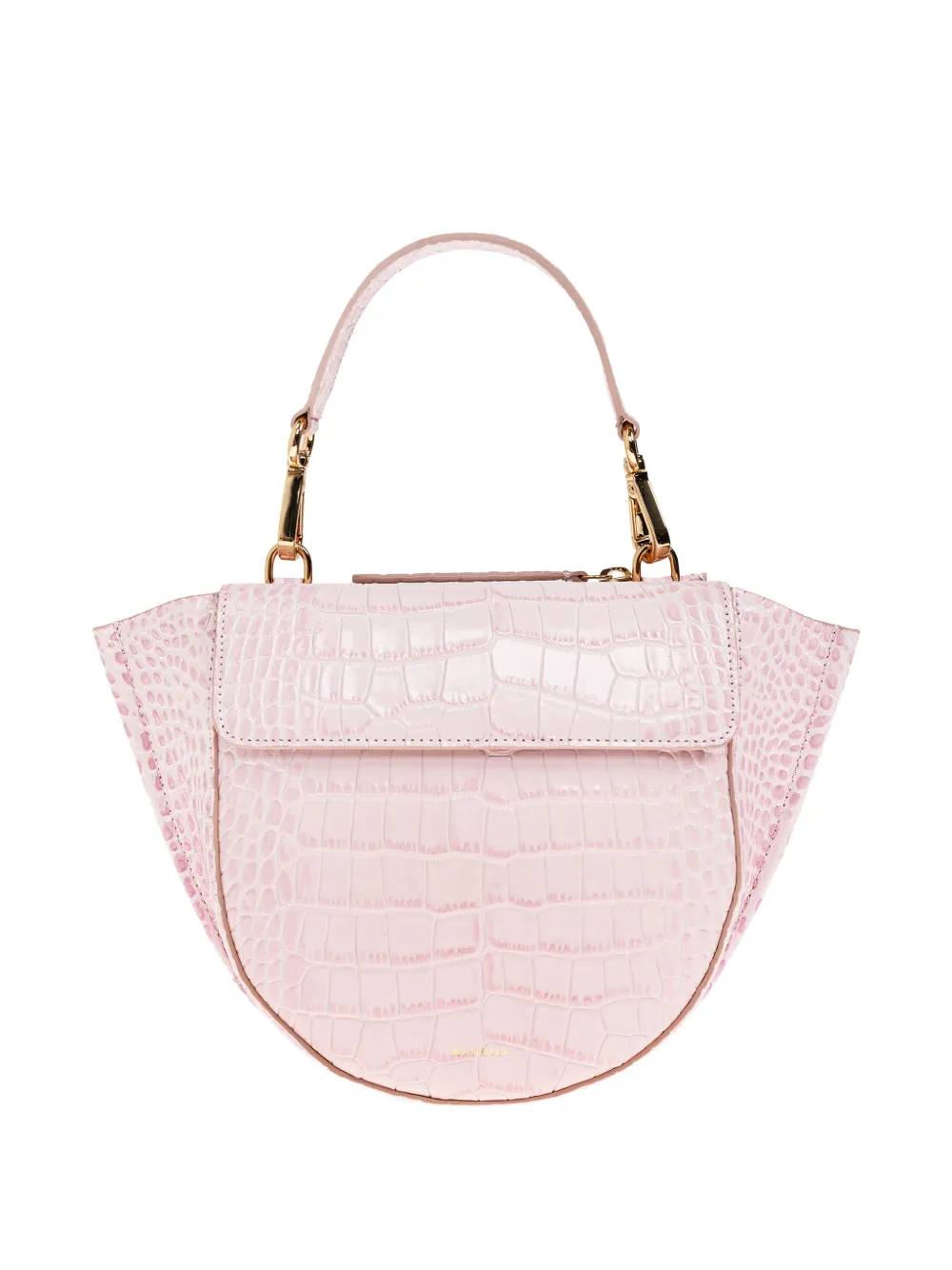 Wandler mini Hortensia crocodile-effect tote bag Roze