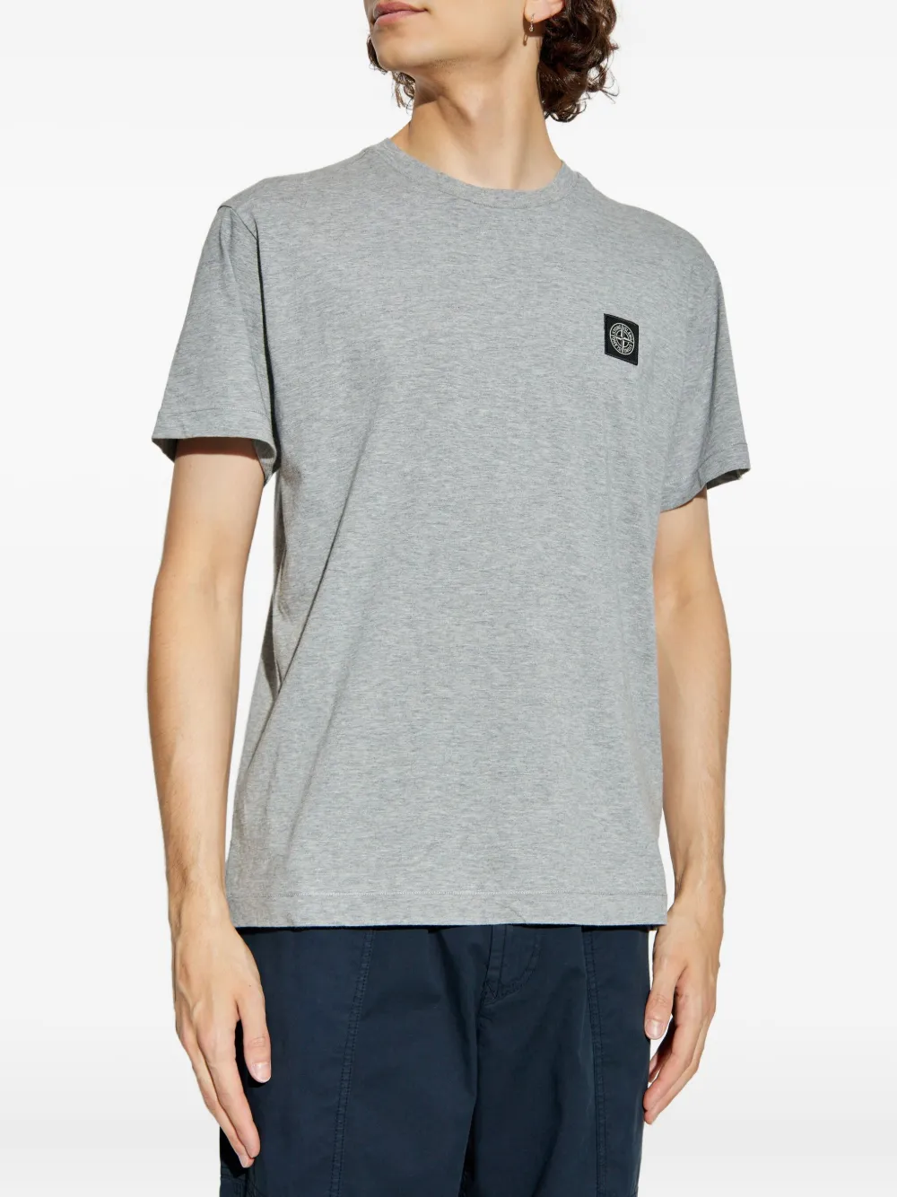 Stone Island 60 20 cotton T-shirt Grijs