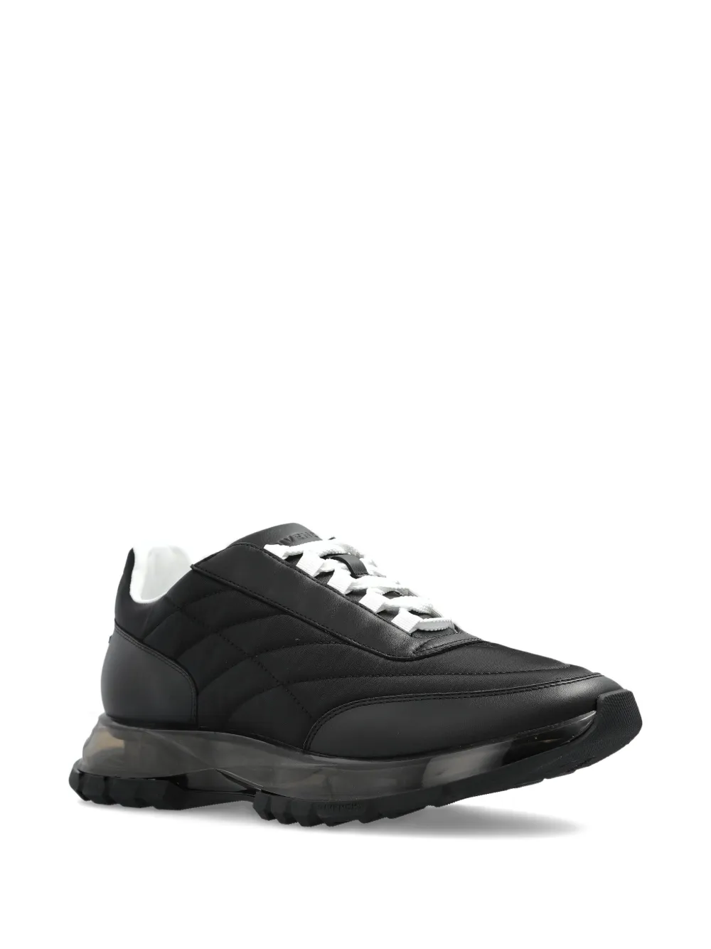 Givenchy quilted transparent-sole sneakers Black