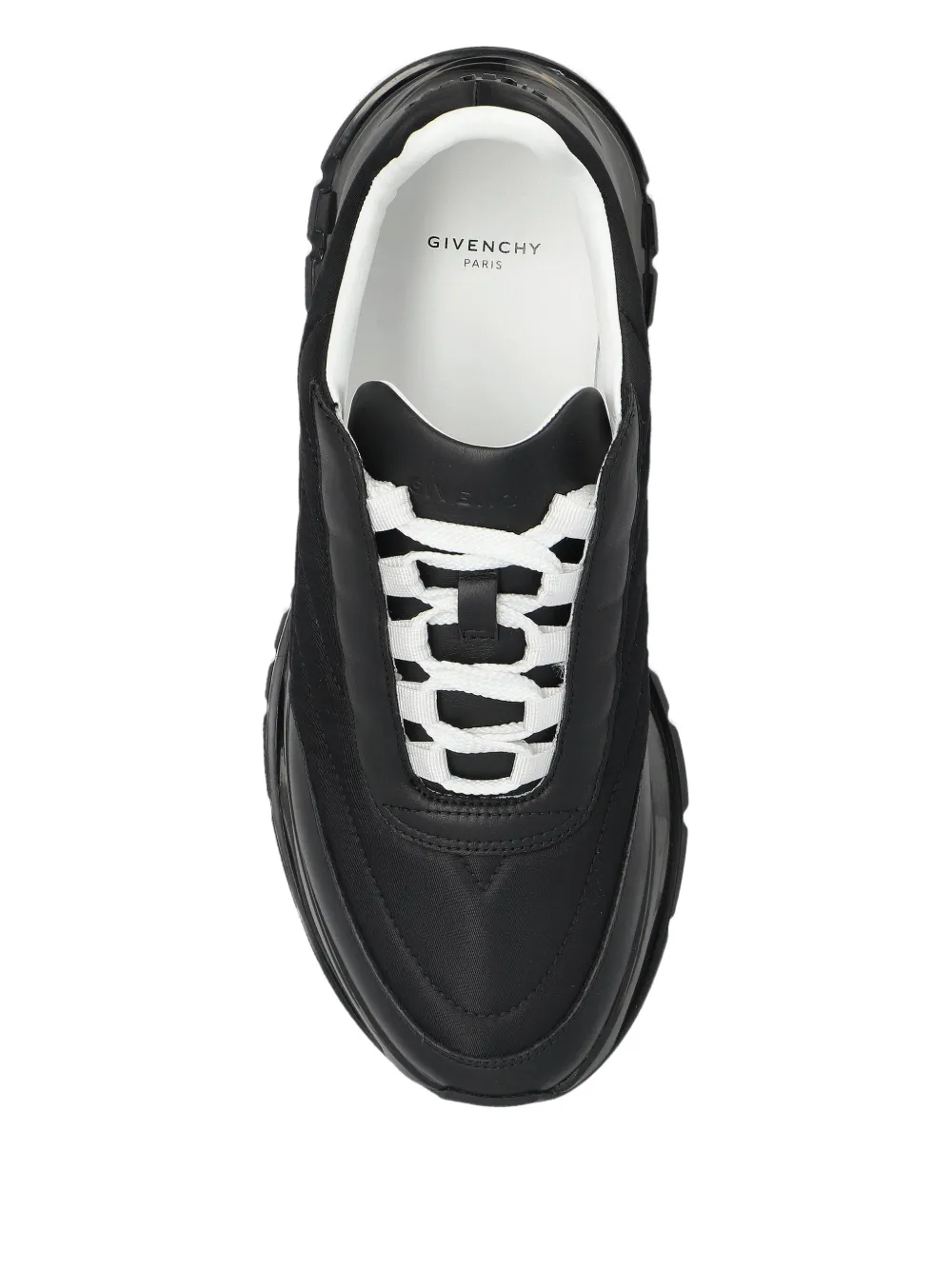 Givenchy quilted transparent-sole sneakers Black