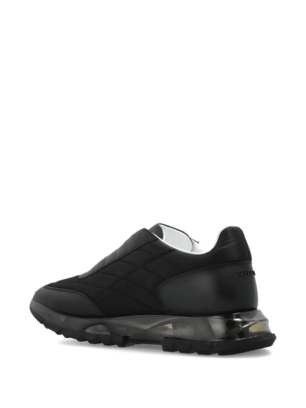 Givenchy quilted transparent-sole sneakers Black