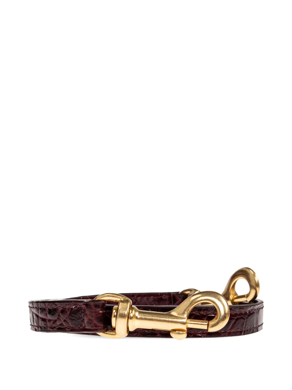 Wandler Mia crocodile-effect tote bag Rood