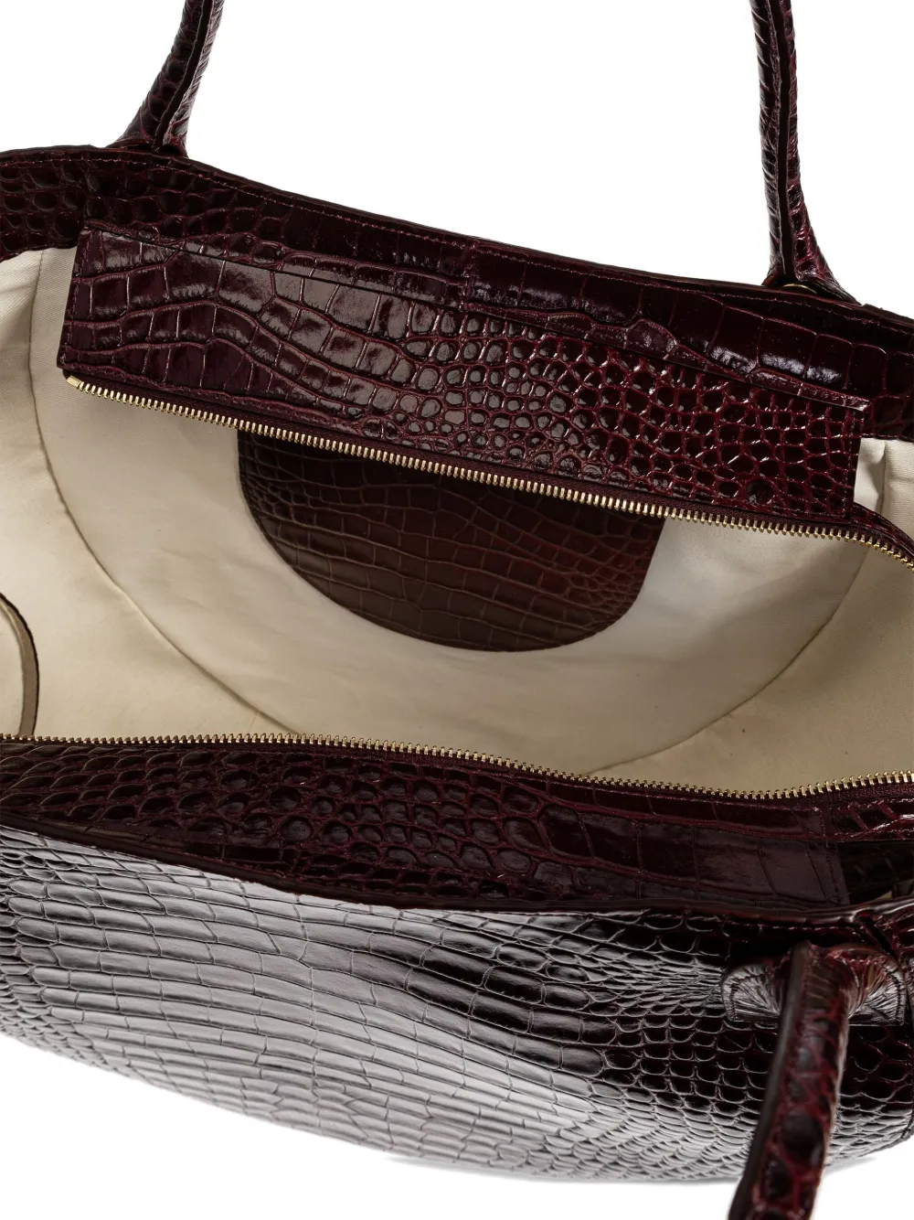 Wandler Mia crocodile-effect tote bag Rood