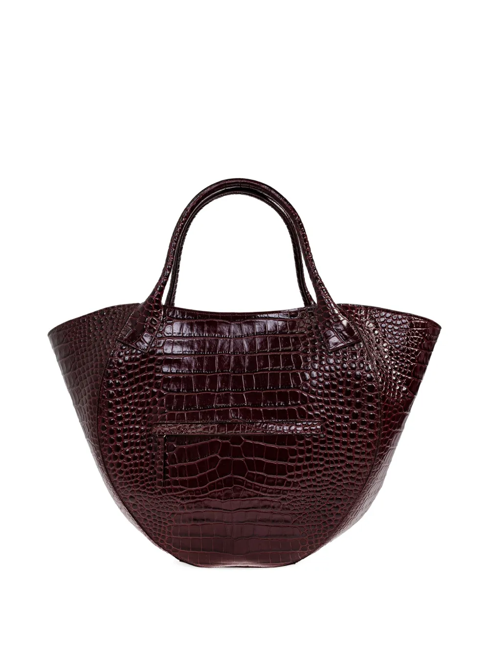 Wandler Mia crocodile-effect tote bag Rood