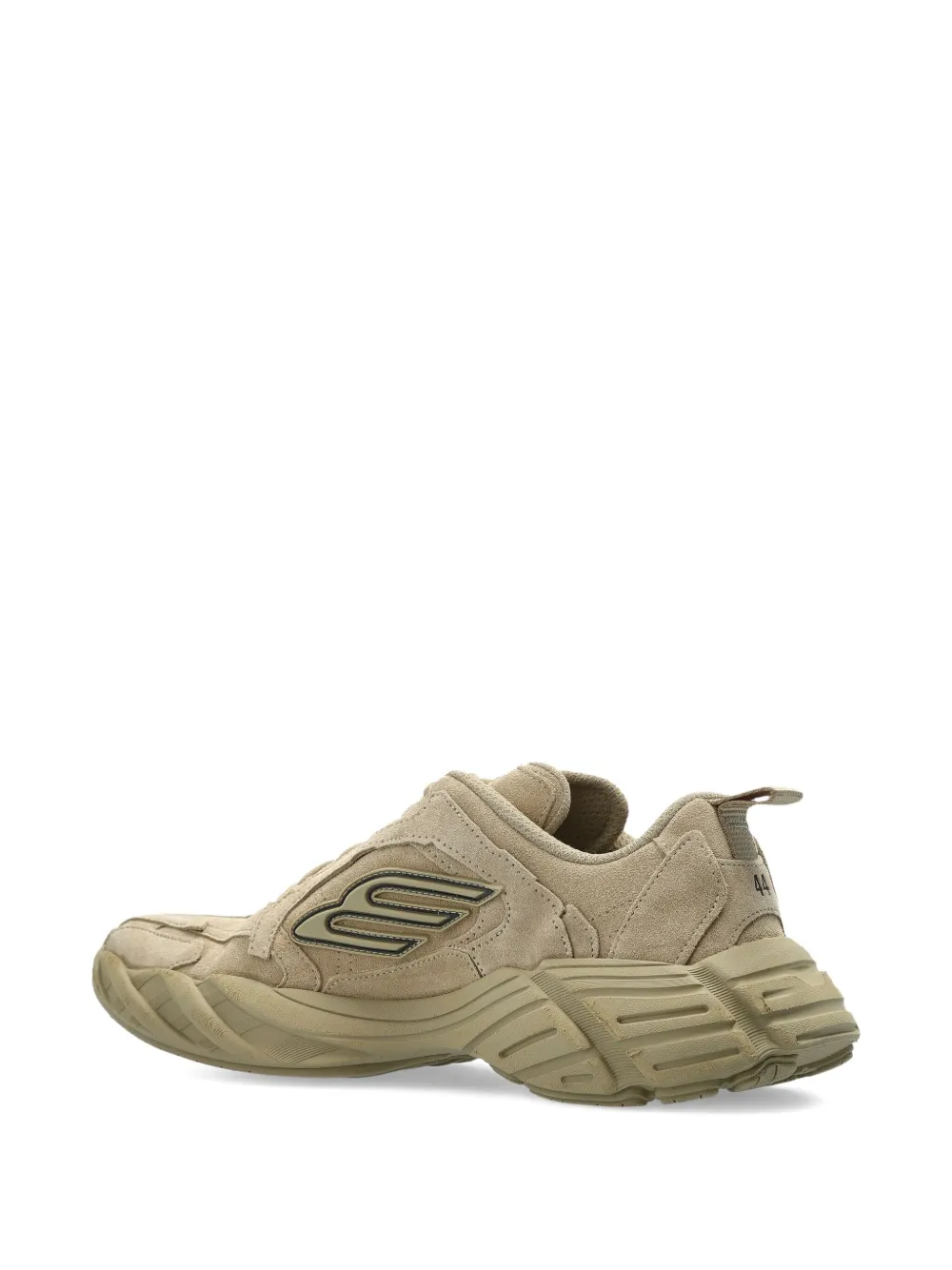 Balenciaga Monday logo-appliqué sneakers Neutrals