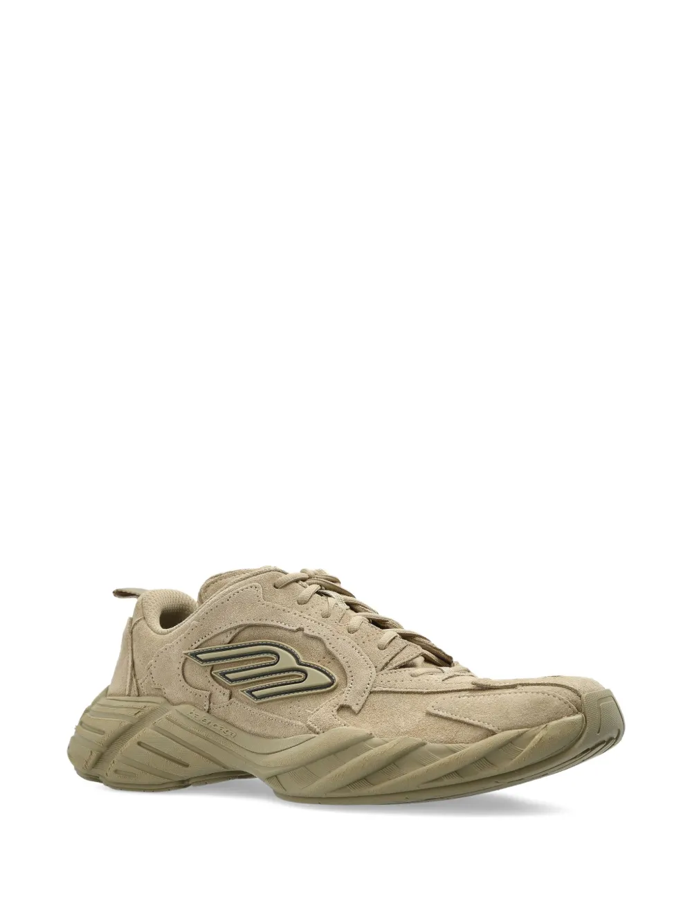 Balenciaga Monday logo-appliqué sneakers Neutrals