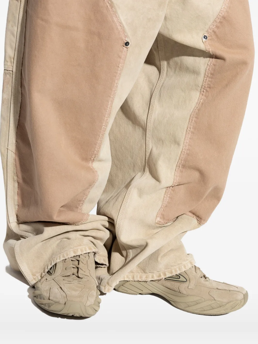 Balenciaga Monday logo-appliqué sneakers Neutrals