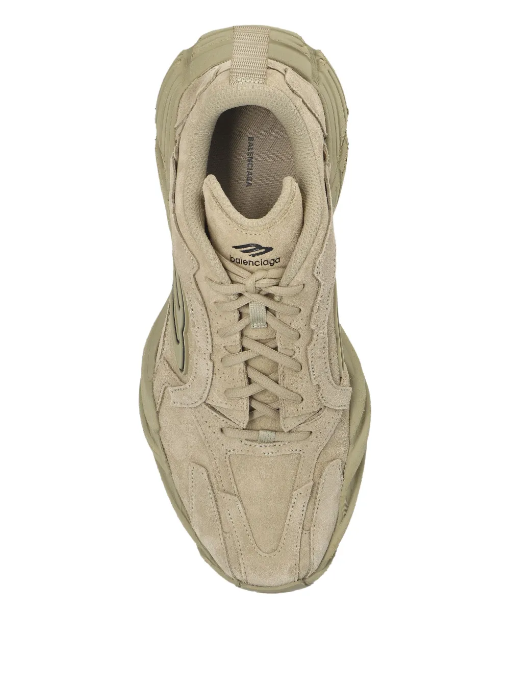 Balenciaga Monday logo-appliqué sneakers Neutrals