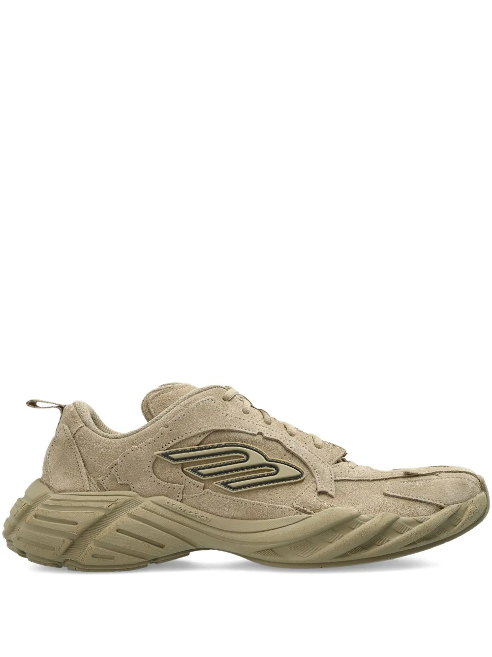Balenciaga Monday logo-appliqué sneakers Neutrals