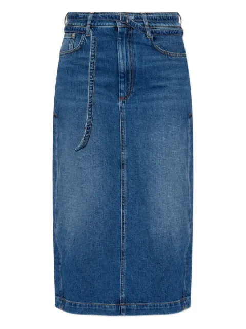 Sportmax belted denim skirt