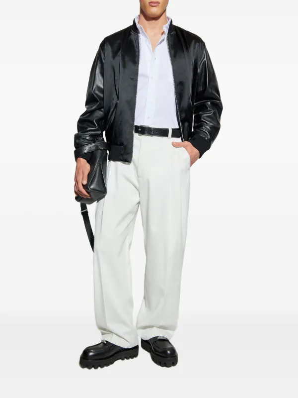 Givenchy logo-lettering Bomber Jacket | Black | FARFETCH