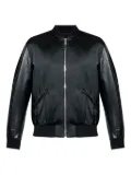 Givenchy logo-lettering bomber jacket - Black