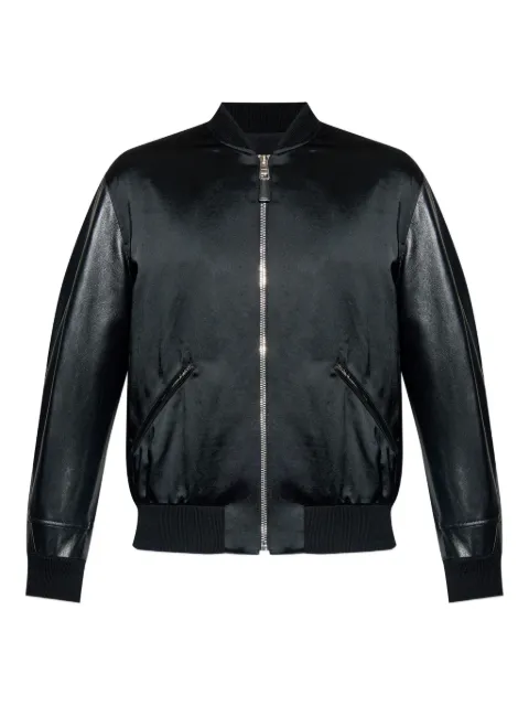 Givenchy logo-lettering bomber jacket