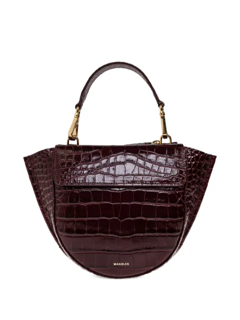 Wandler Wandler crocodile-embossed tote bag
