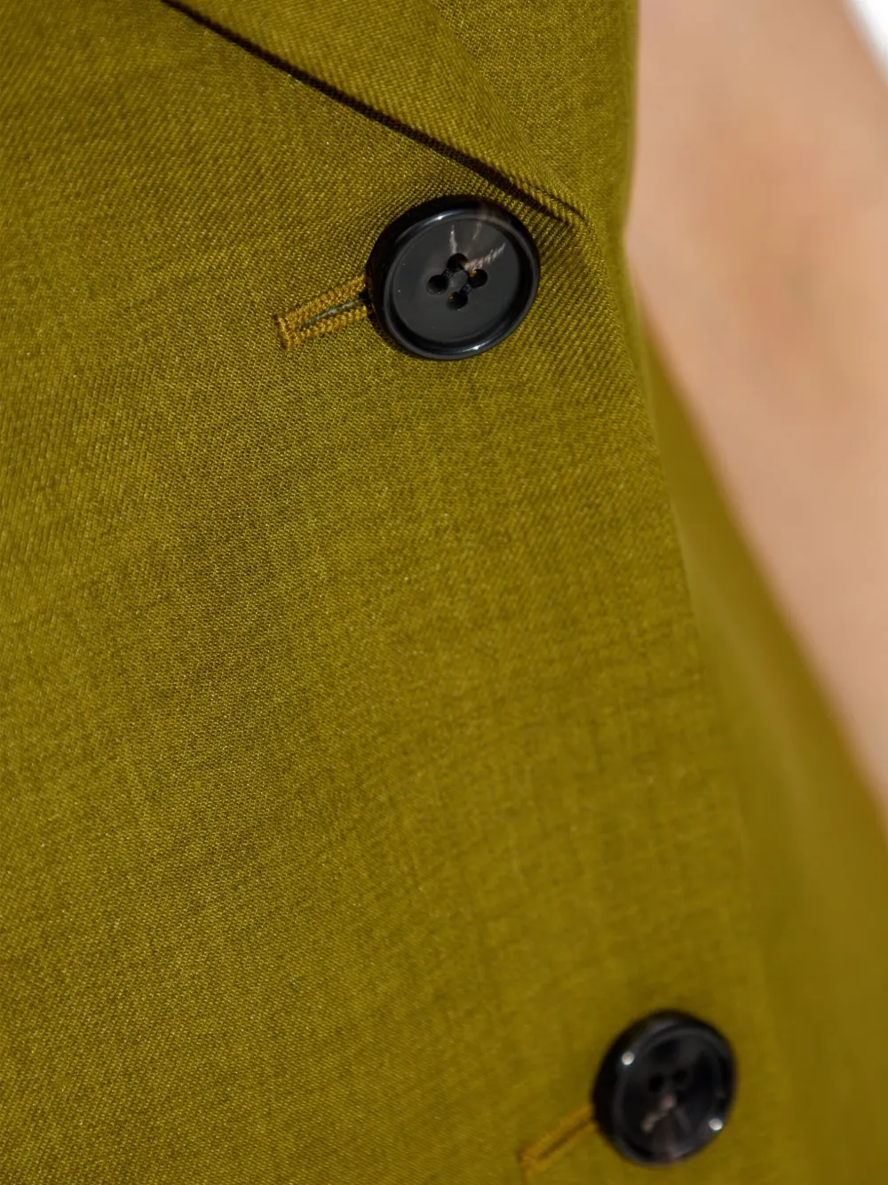 Theory Gilet met dubbele rij knopen Groen