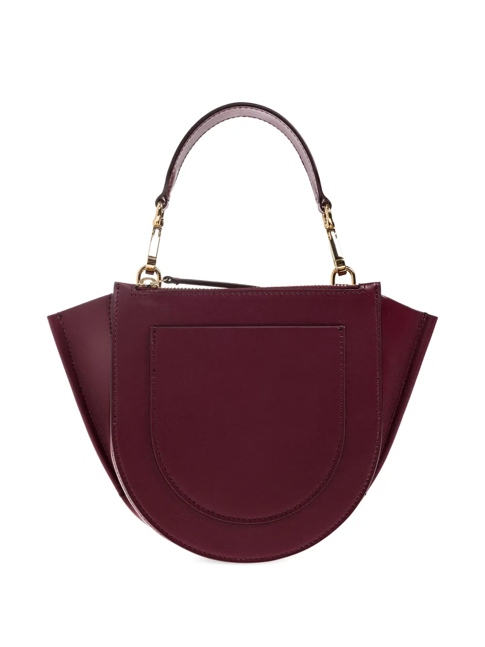 Wandler Half-moon Tote Bag In Red