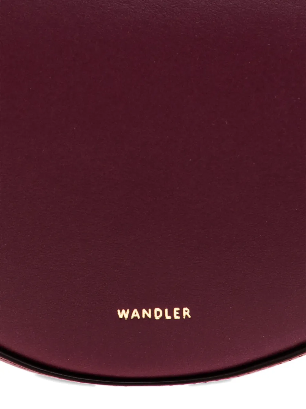 Wandler Half-moon Tote Bag In Red