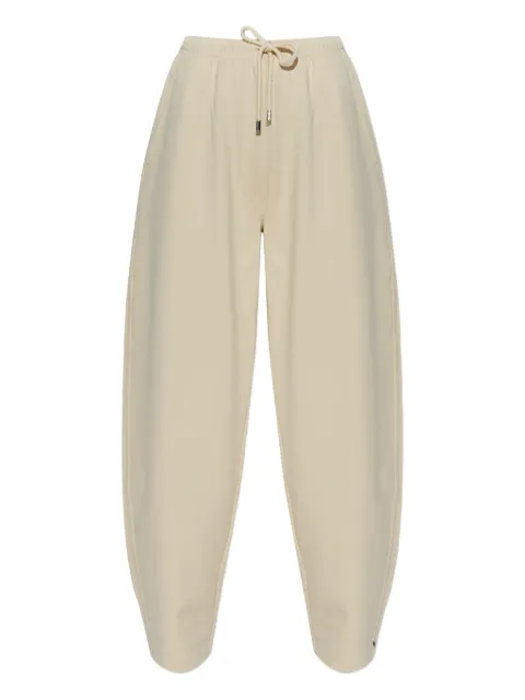 Sportmax drawstring-waist wide-leg trousers