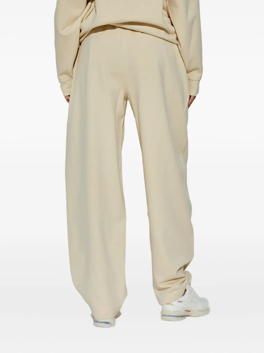Sportmax Broek met trekkoordtaille Beige