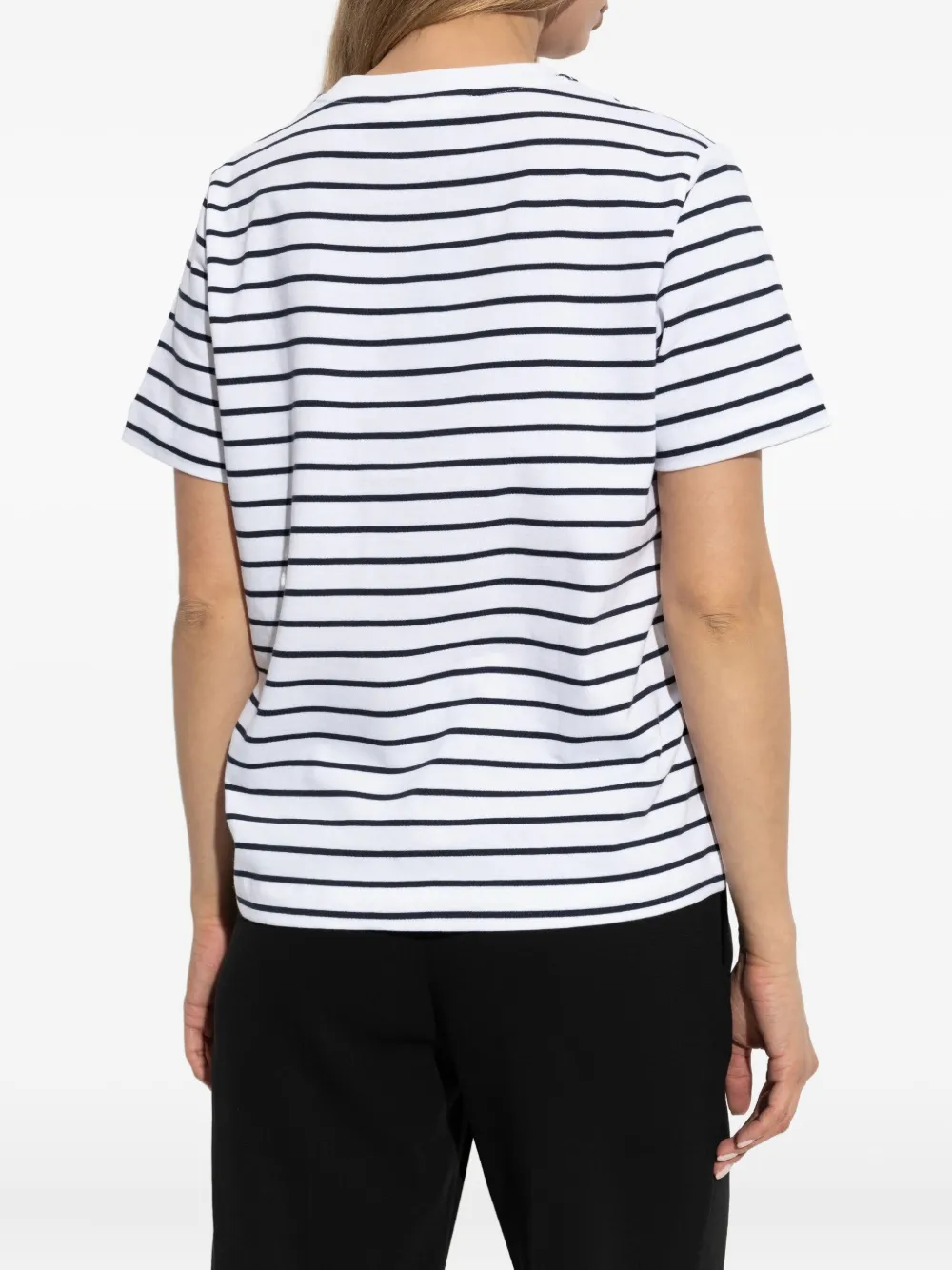 SAMSOE Camino striped T-shirt Wit