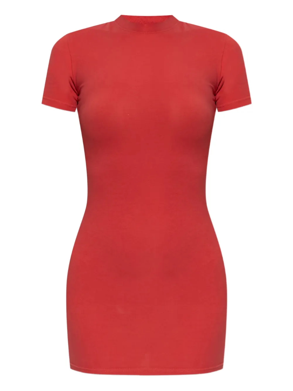 Balenciaga Minikleid mit kurzen Ärmeln - Rot