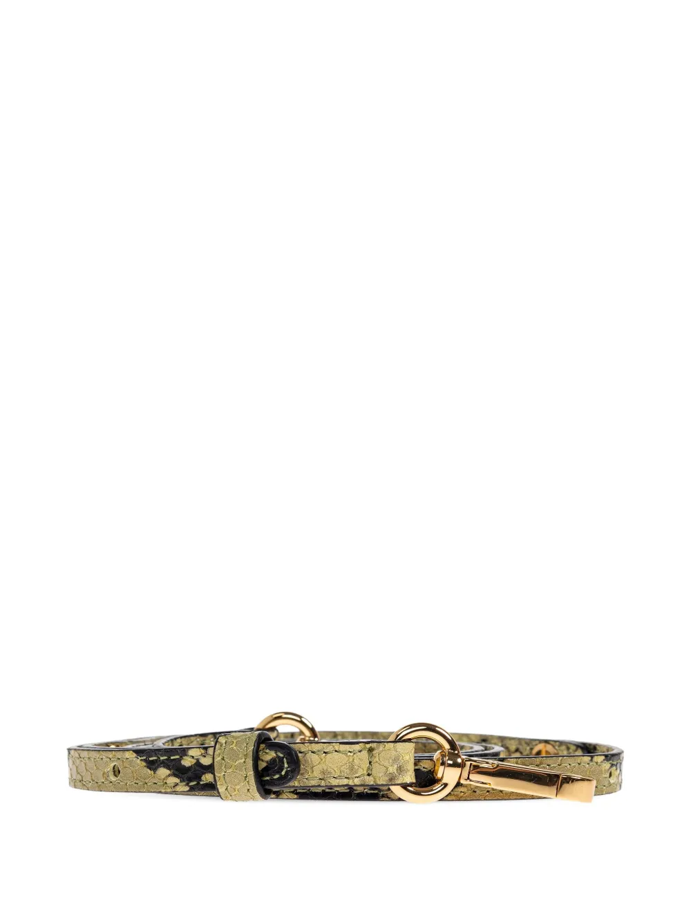 Wandler Mia snakeskin tote bag Groen