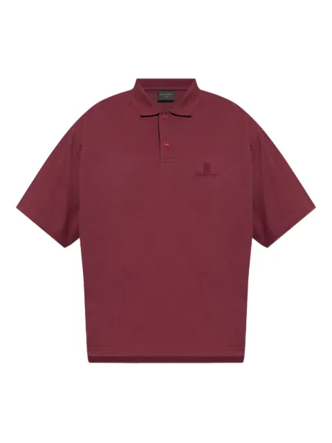 Balenciaga logo-embroidered polo shirt