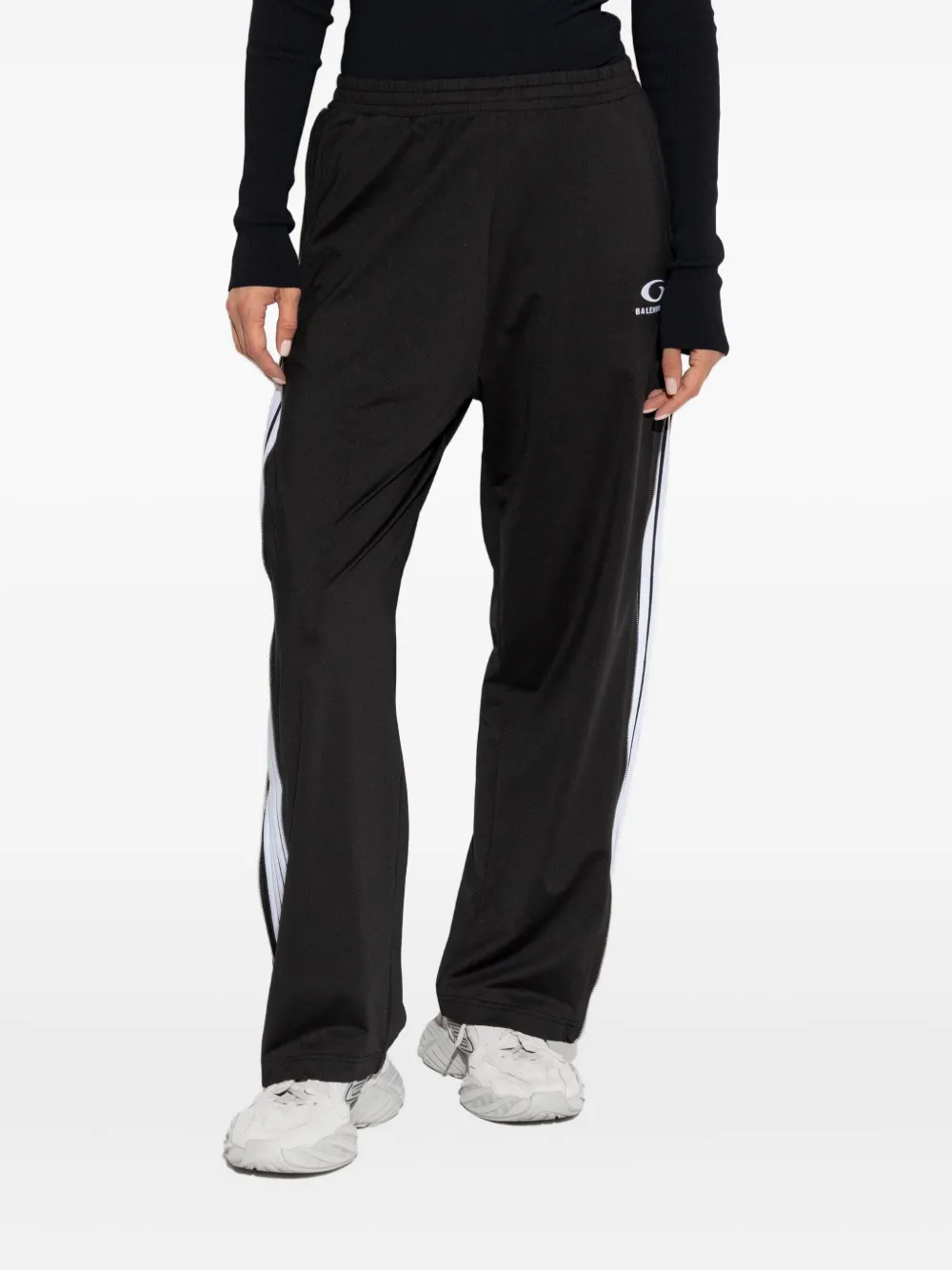 Balenciaga Trainingsbroek met streepdetail Zwart