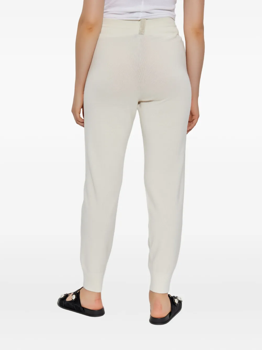 Fabiana Filippi Broek met trekkoord Beige