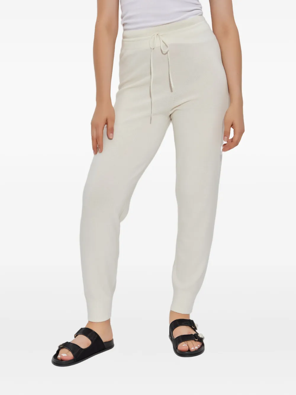 Fabiana Filippi Broek met trekkoord Beige