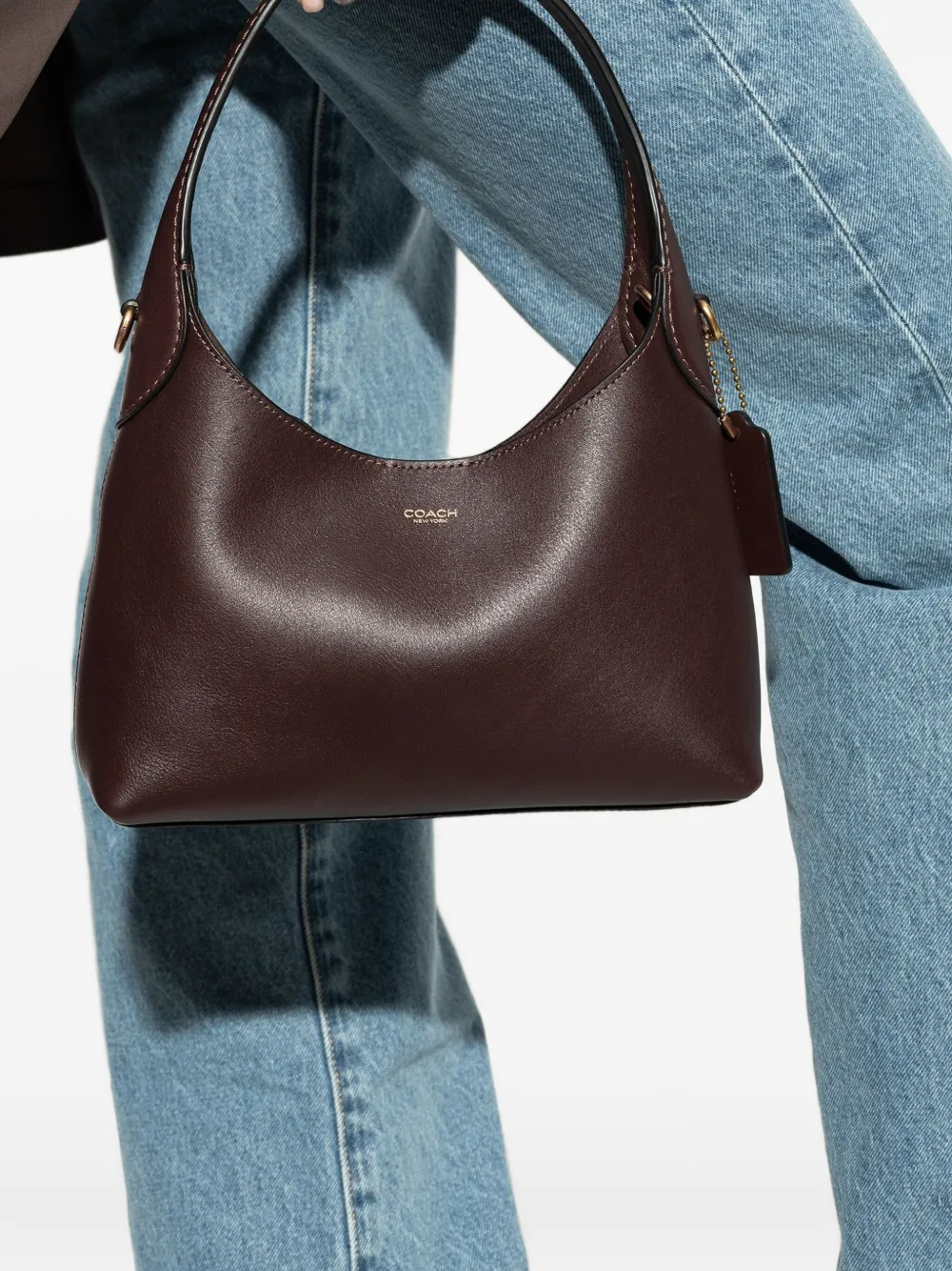 Coach half-moon chain-strap tote bag Bruin