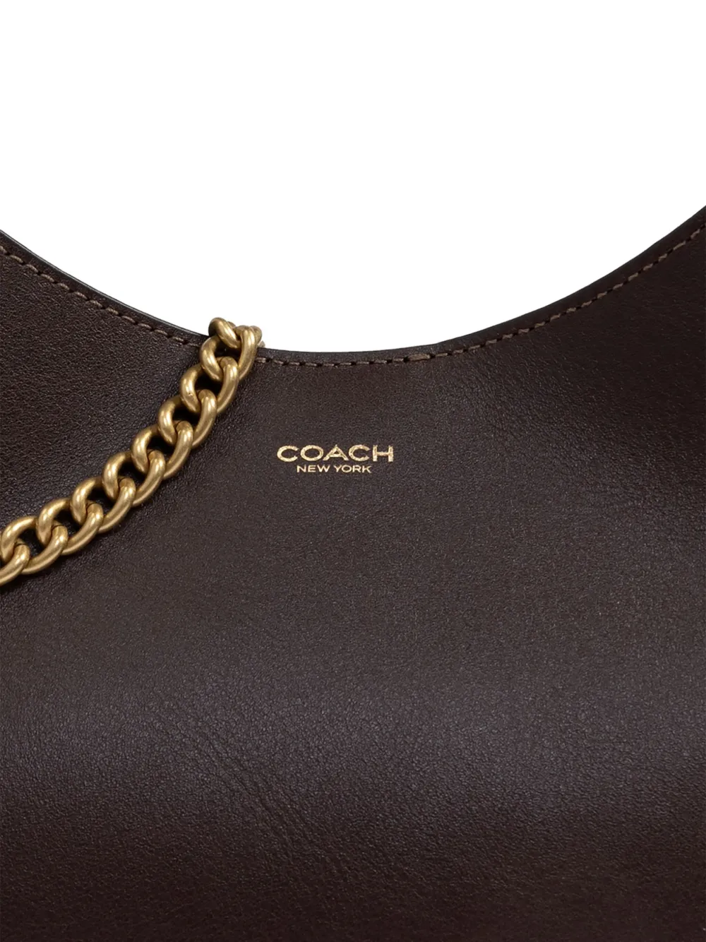 Coach half-moon chain-strap tote bag Bruin