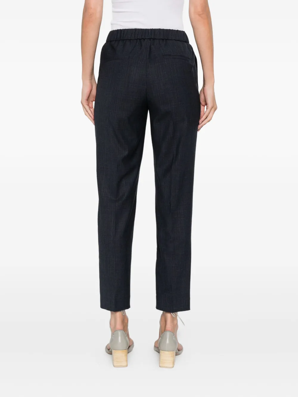 Peserico wool-blend trousers Blauw