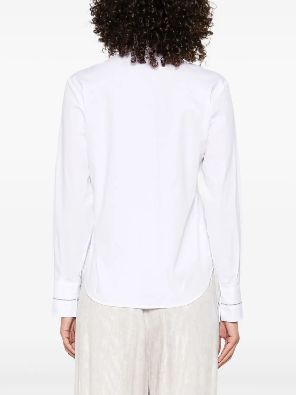 Peserico long-sleeve buttoned shirt Wit
