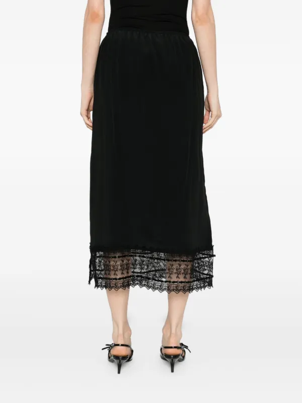 Simone Rocha lace-hem Skirt | Black | FARFETCH