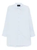 Simone Rocha pearl-detailed shirt - Blue
