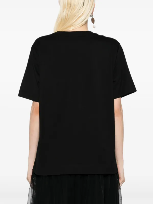 Simone Rocha コットン Tシャツ | ブラック | FARFETCH JP