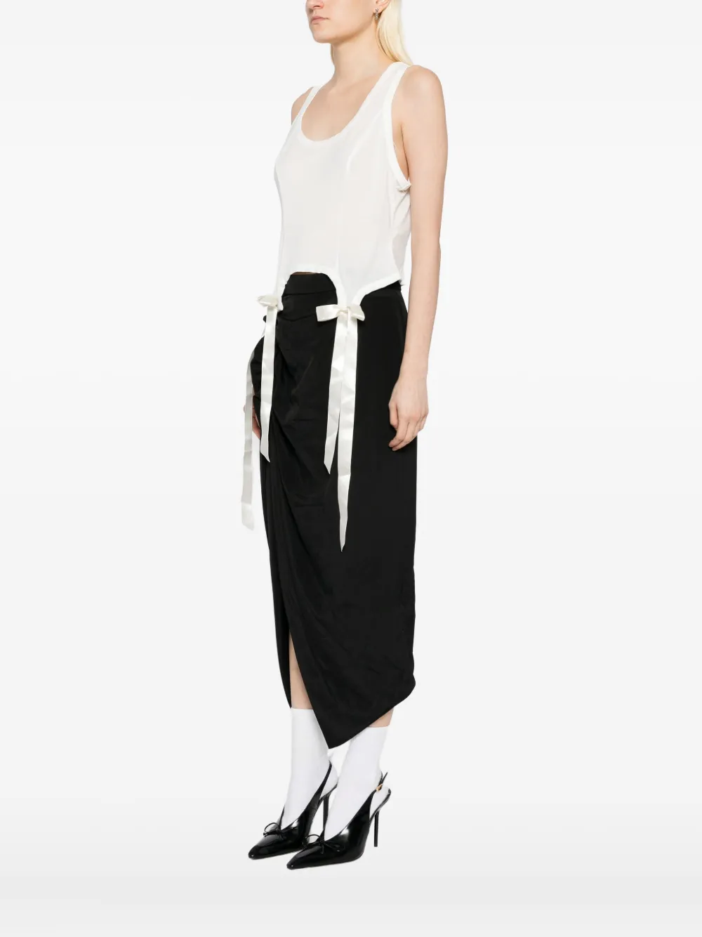 Simone Rocha Lyocell Vest In White
