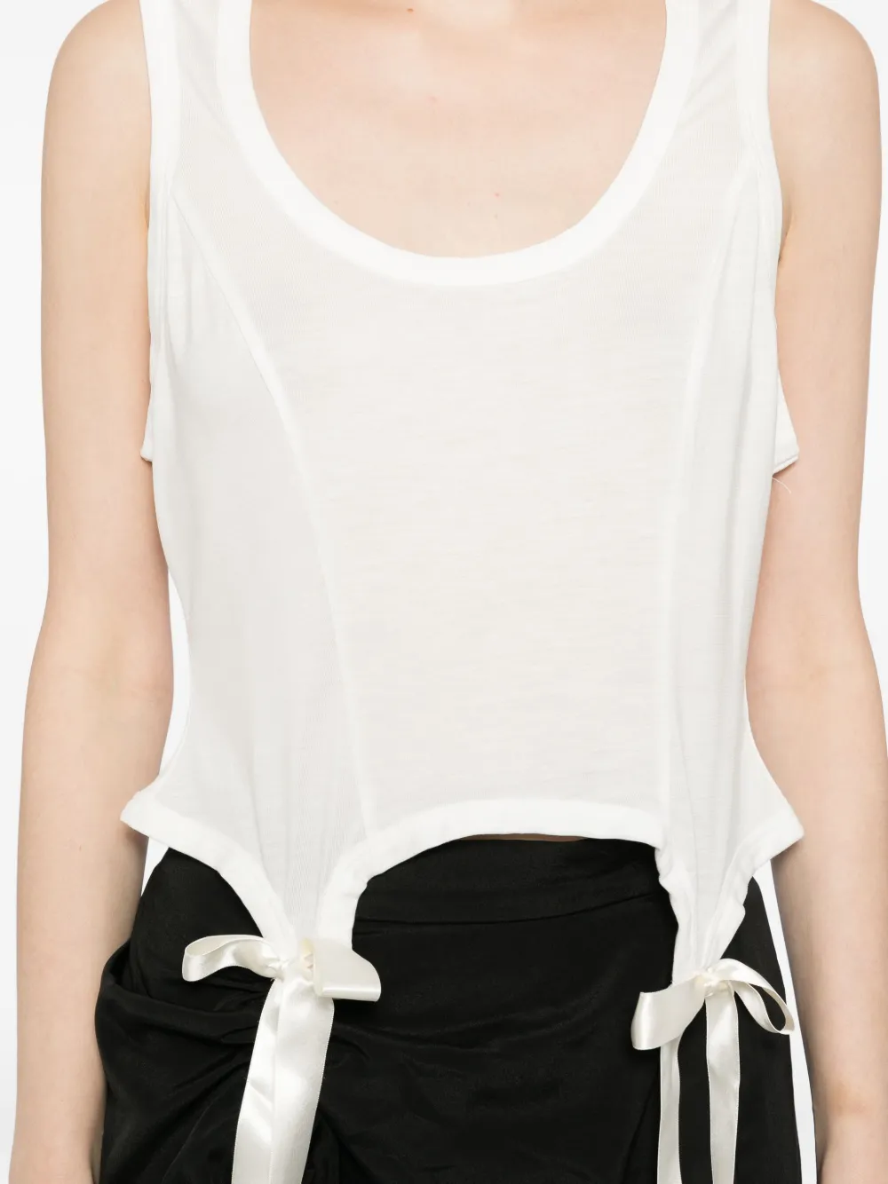 Simone Rocha Lyocell Vest In White