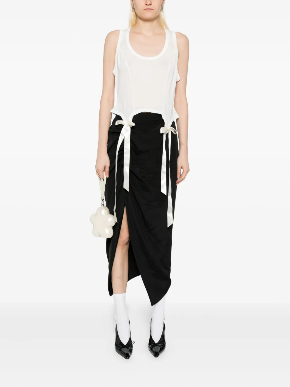 Simone Rocha Lyocell Vest In White