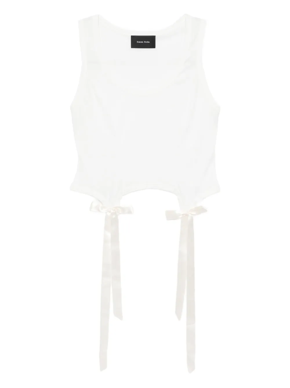 Simone Rocha Lyocell Vest In White