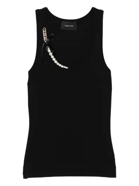 Simone Rocha pearl-and-chain tank top