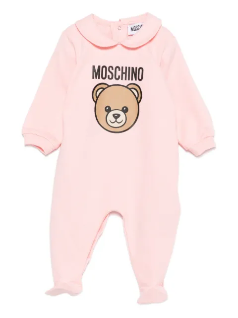 Moschino Kids Pyjama mit Teddy-Motiv