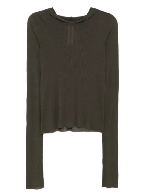 Rick Owens knitted hoodie
