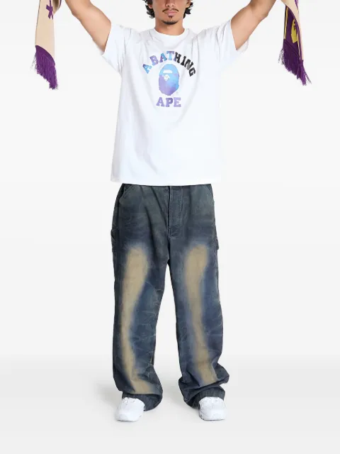 A BATHING APE® écharpe à logo en jacquard