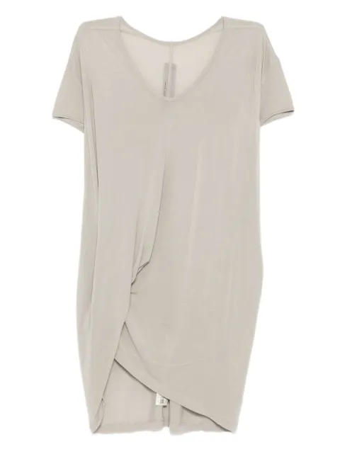 Rick Owens playera con bordes asimétricos