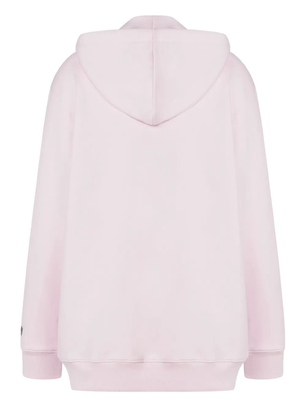 Moschino Hoodie met geborduurde ganzen en rits - Roze