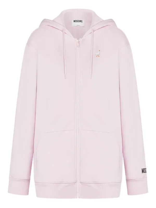 Moschino ジップアップ パーカー | ピンク | FARFETCH JP