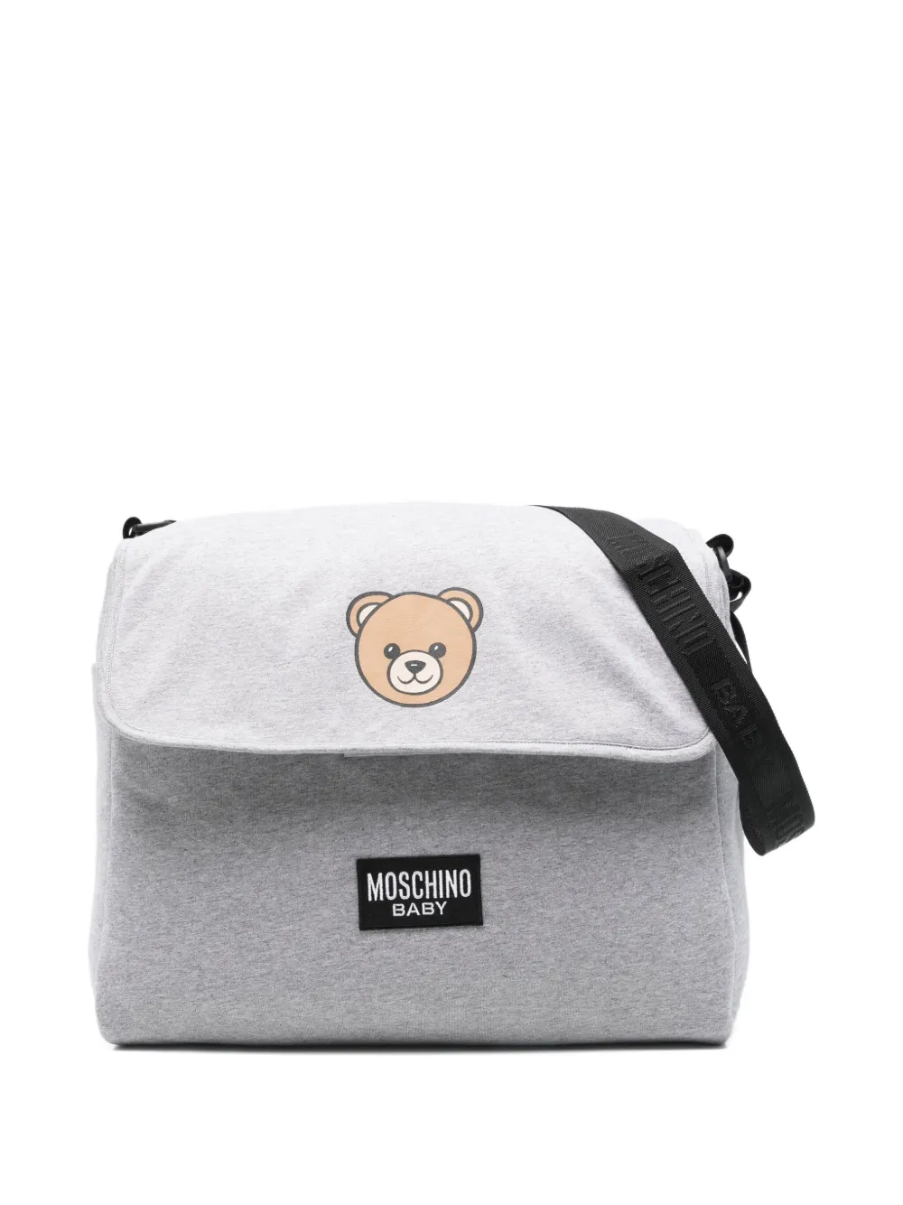 Moschino Kids Teddy Bear-print changing bag Grijs